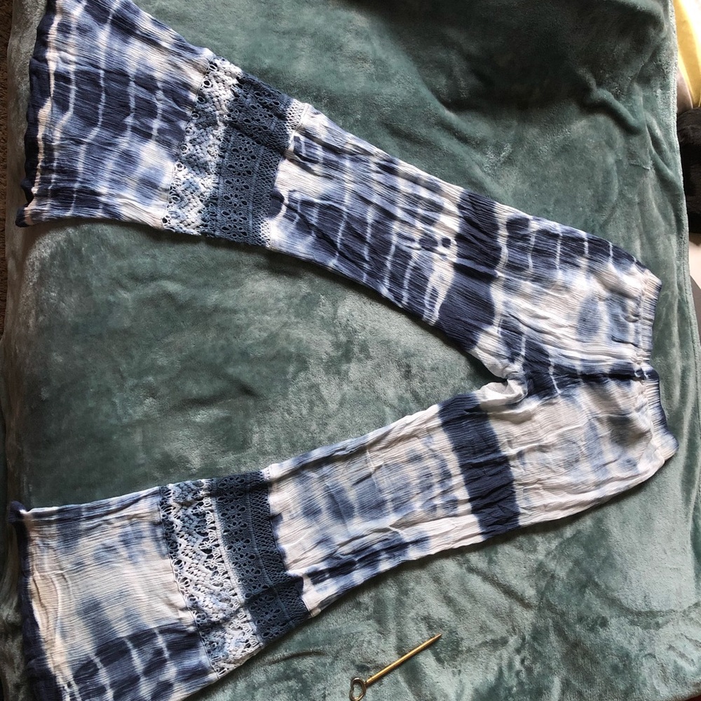 Tie dye pants